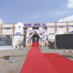 • Front view of the auditorium named after the late Chairman of EFCC, DIG Ibrahim Lamorde, at Ogbona community in Etsako Central Local Government area, Edo state, weekend