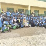 •Bala Shehu with some of the children