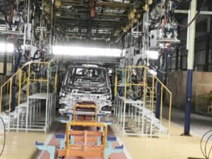•Inside an auto assembly plant in Nigeria