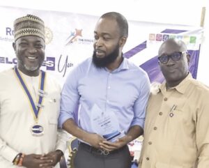 •L-R- Ogu, Uwais and Miller at the event
