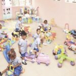 •Pupils in a creche