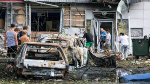 Missiles, drones hit Russia as Ukraine advances in Kursk