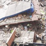 A collapsed building in Abuja
