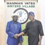 ANA Abuja chairman, Architect Chukwudi Eze, with Ambassador Iyorwhuese Hagher