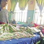 Blessing Moses and her mother, Helen at the Kubwa General Hospital in Abuja