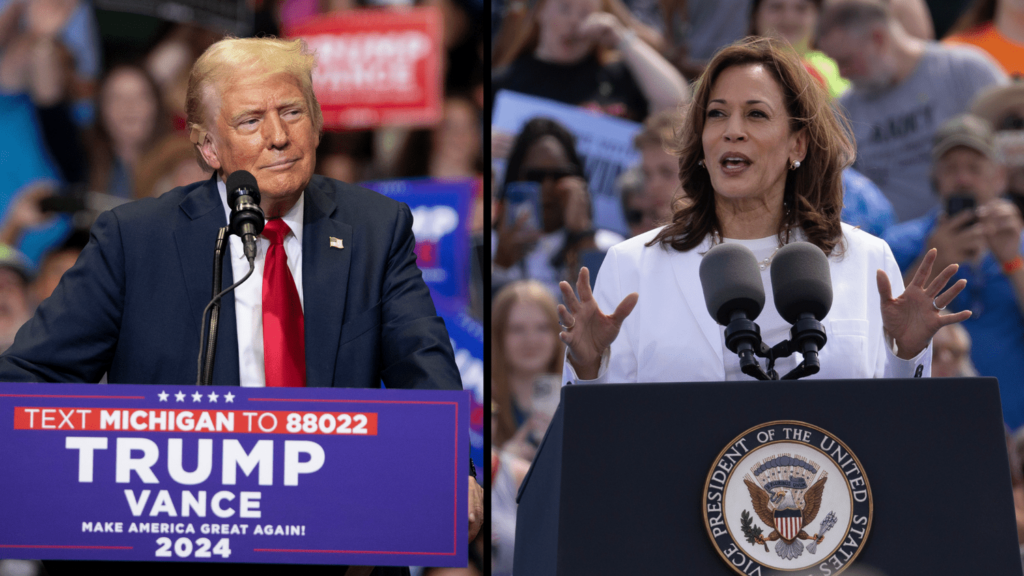Trump, Harris campaigns clash over debate rules, open mic format