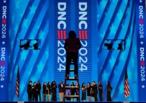 Harris launches historic presidential bid as democratic convention kicks off