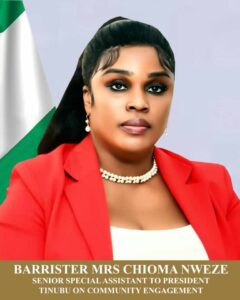 Mrs Chioma Nweze, Snr Special Asst to President