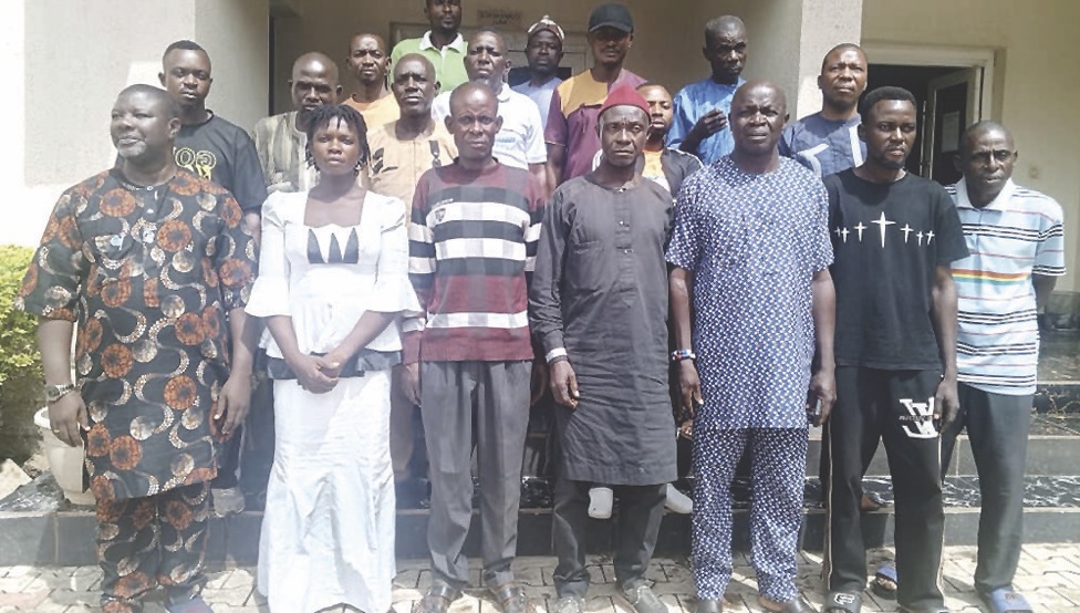 Participants at the peace parley