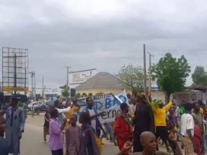 Protest in Borno