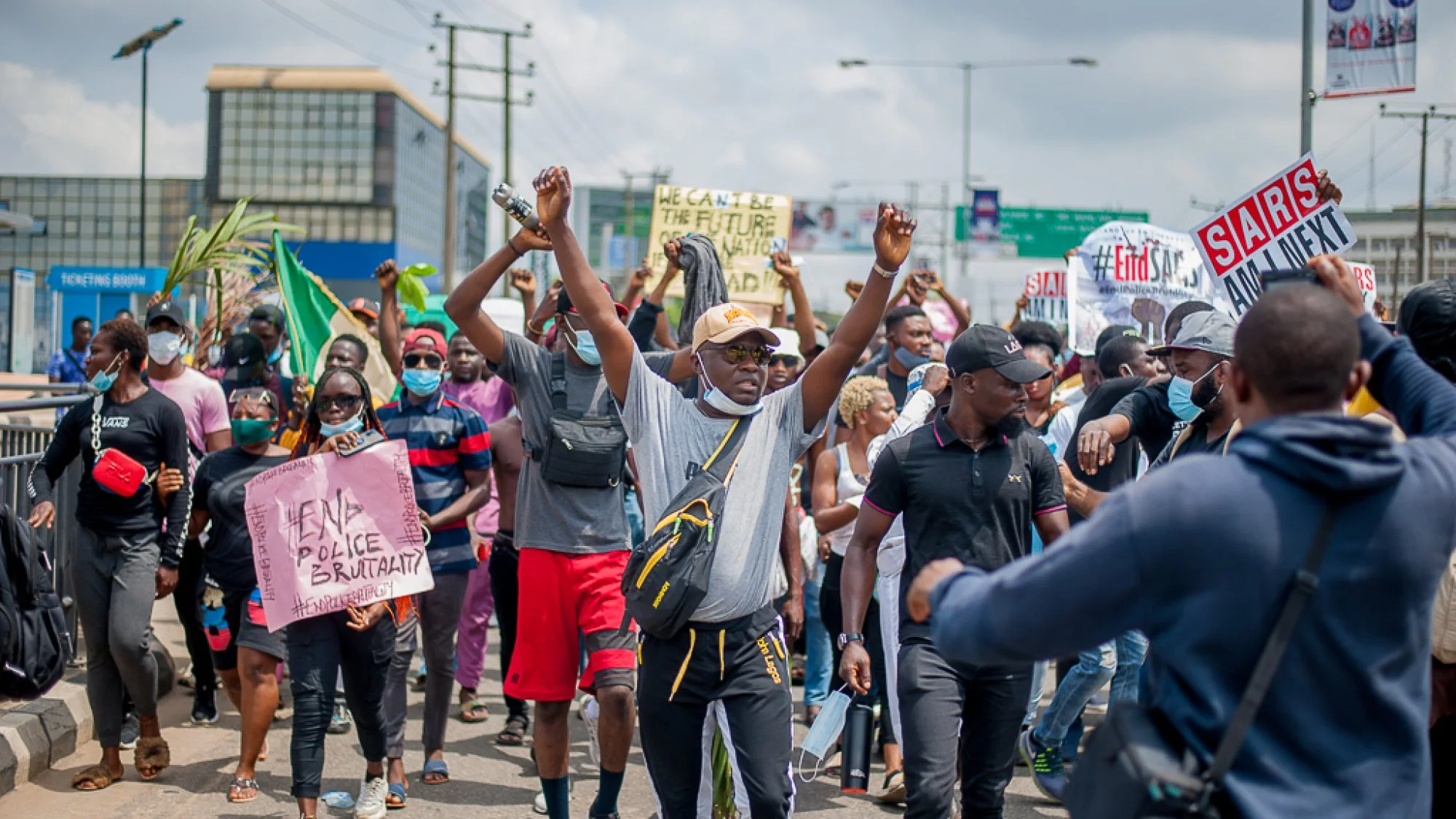 #EndSARS protesters