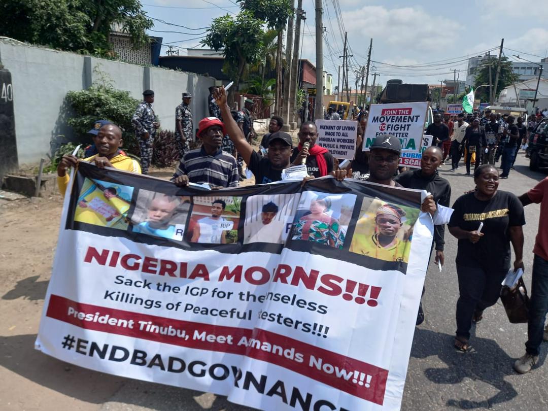 Protesters call for IGP’s sack