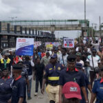 =Protesters in Ojota, Lagos