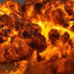 Fire explosion