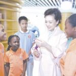 Wife of Chinese President Xi Jinping, Peng Liyuan, on July 19, 2024, attended the ‘Love in the Sunshine’ summer camp for children from China and Africa, which held in Beijing.