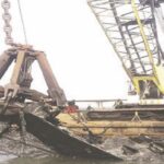 Wrecks removed along the Badagry creek during a recent wreck removal exercise by NIMASA
