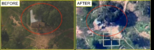 NAF air strike destroys terrorists IED factory in Borno