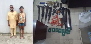 Police recover arms in Mushin, Lagos