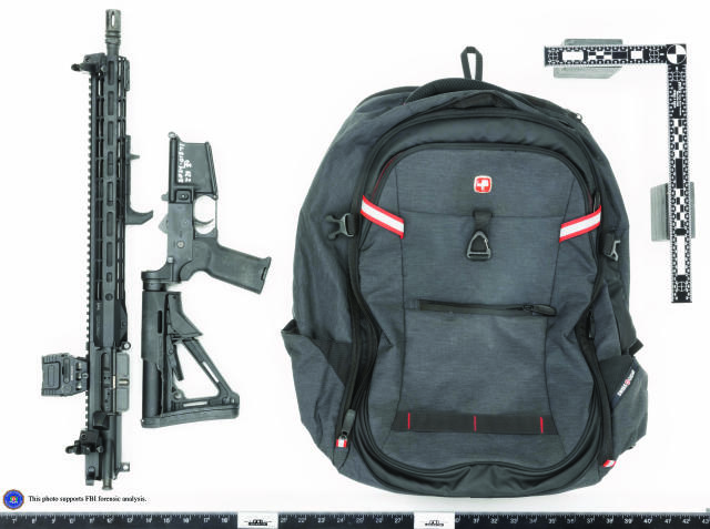 Thomas Crooks backpack and rifle