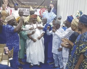 • Ajayi at the induction