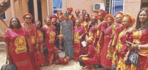 • Umuada Igbo during visit to Ohanaeze Ndigbo headquarters