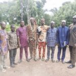 •Community stakeholders with The Sun Reporter, Uchenna Inya (2nd left)