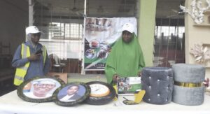 •Exhibitors and their products made from waste