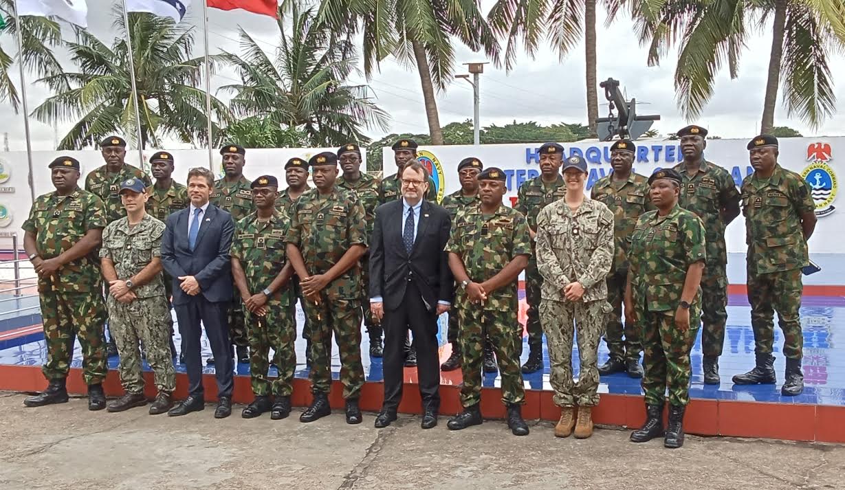 US ambassador visits naval facility, pledges support for Nigerian Navy