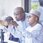 Buba Marwa with NDLEA director of media and advocacy, Babafemi