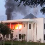 Katsina govt house on fire