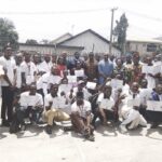 Organisers with the graduating students