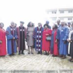 Prof. Ademola Tayo, Prof. Binuyo and wife, Dr. Monilola Binuyo and others