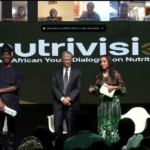 Bill Gates (centre), guest speaker at the NutriVision event in Abuja, September 3, 2024