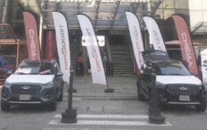 Chery Tiggo 2 on display
