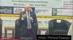 Israeli ambassador to Nigeria Mr Michael Freeman
