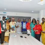 Dr. Jude Nguzoro (3rd left), member of the Medical team, HRH. Eze and Lolo Amb. Dr. Nwokedi, Eze Okpoko (1) of of Obodo Ukwu, Gen. Manager, Apostle Innocent Chinaya, Ifeanyi Nwufo, Dr. Stanley Chukwu, Admin Manager Engr. Innocent Chinaka and others at the event in Lagos, recently
