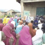 • IDPs at Ambursa with the representatives Hajia Zainab Idris