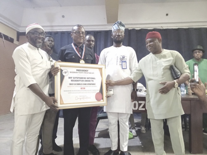 •Egwu, Joseph and George at the event