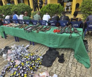 •Suspected criminal with recovered ammunitions and drugs