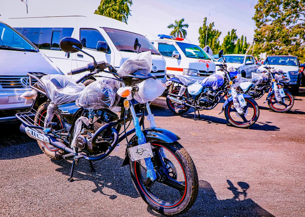 Nasarawa: Sule distributes tractors, vehicles, motorcycles to boost security, government operations
