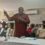 Hon. Joshua Obika, member representing AMAC/ Bwari Federal constituency, and Hon. (Barr) Okey-Joe Onuakalusi and other members attending the LP youth conference