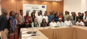 Dr. Innocent Barikor DG NESREA representing the Minister of Environment and other CSOs at the event