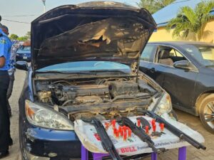Police engage kidnappers, recover AK-47 rifle, pump action guns in Delta
