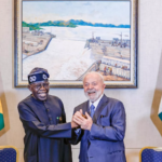 Nigerian President Bola Tinubu and Brazilian President Luiz Inácio Lula da Silva