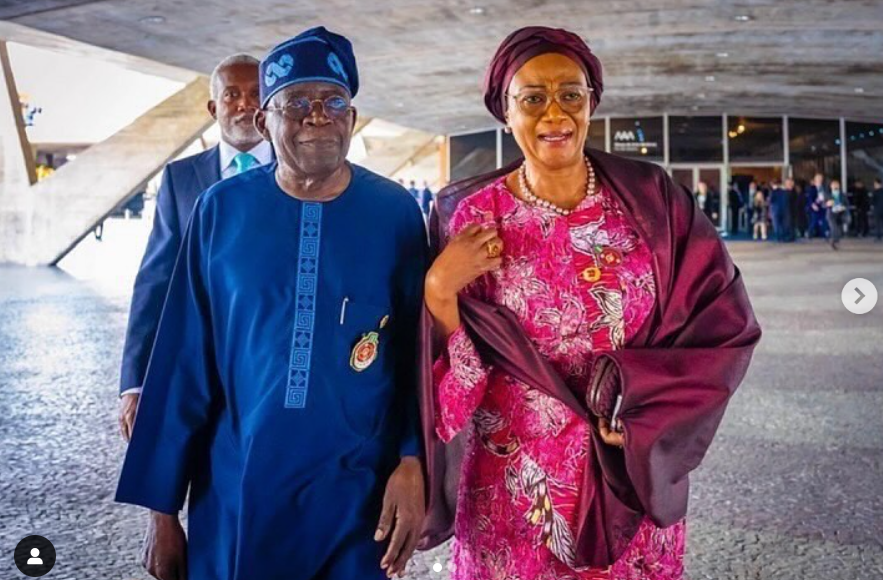 President Bola Tinubu and First Lady Oluremi Tinubu