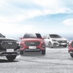 Chery cars on display