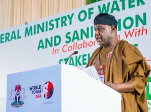 Permanent Secretary of the Federal Ministry of Water Resources and Sanitation, Mr. Richard Pheelangwah