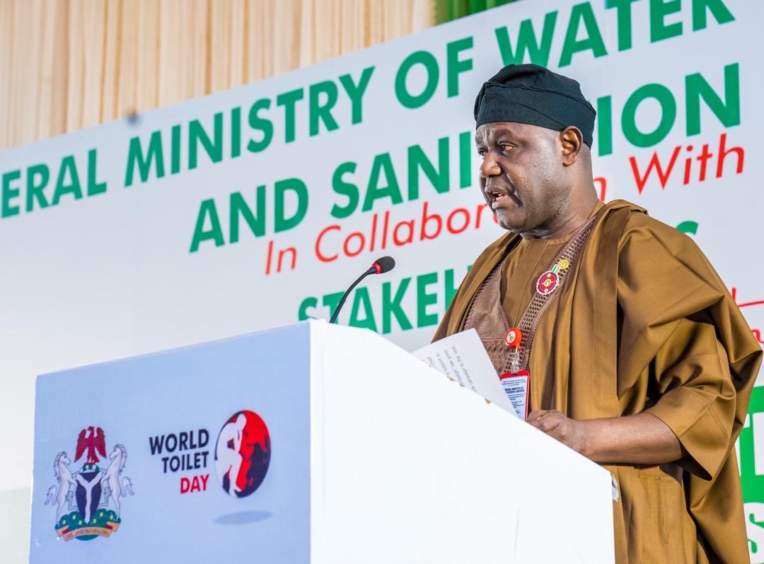 Permanent Secretary of the Federal Ministry of Water Resources and Sanitation, Mr. Richard Pheelangwah
