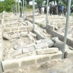 Primary school destroyed by hoodlums in Inua Eyet Ikot community ,Akwa Ibom state