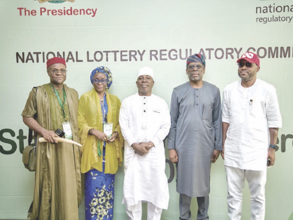 L-R- Candice Moore Nwachukwu, Dr. Maryam Ismaila Keshinro, Hon. Zaphaniah Bitrus Jisalo, Lanre Gbajabiamila and Tosin Adeyanju during the programme